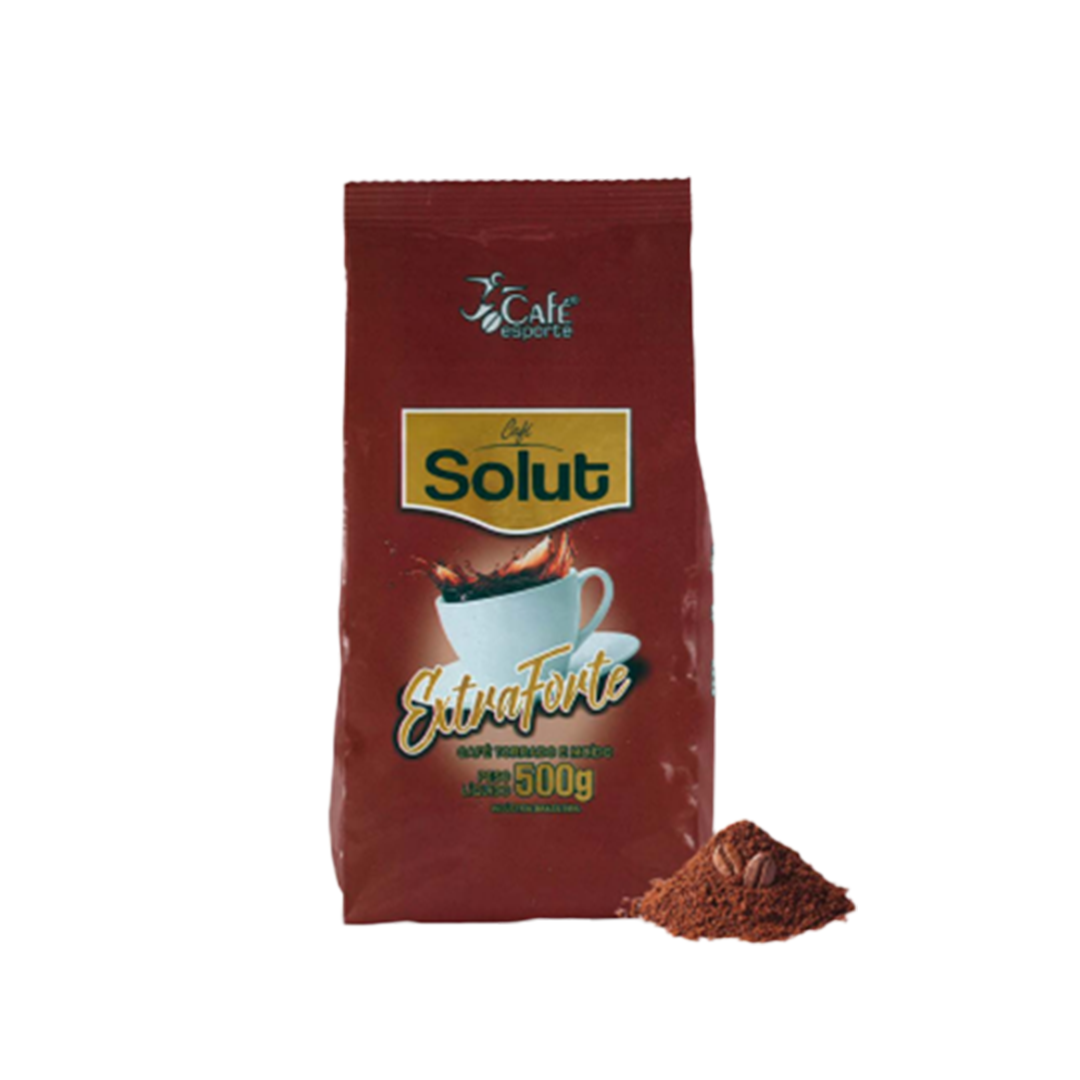 Café Solut - Extra Forte Torrado e Moído 500G - Pouch