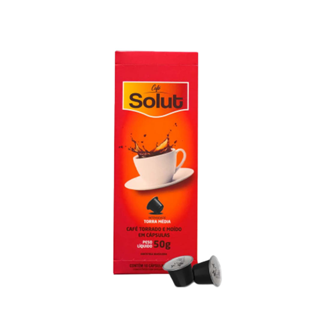 Café Solut - Tradicional Torrado e Moído - Capsula
