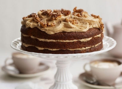 Receita Bolo de café com glacê de café 